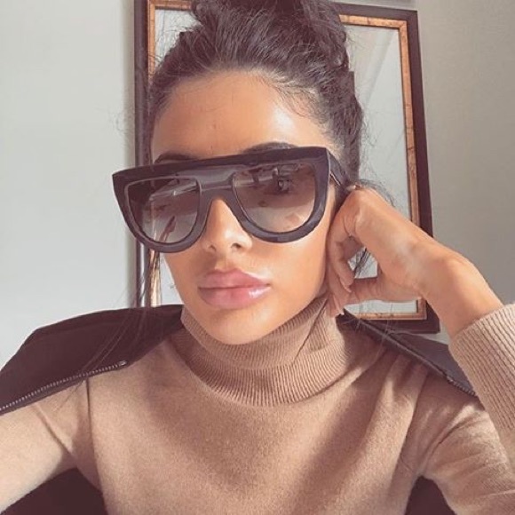 Celine Accessories - Celine Andrea Oversized Flat Top Sunglasses